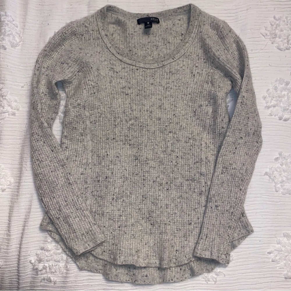 Aqua Cashmere Sweater